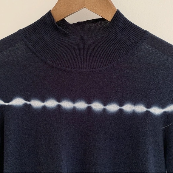Rails Iris Tie Dye Mock Neck Knit Top Small - Picture 3 of 8
